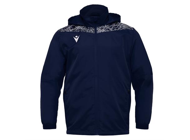 Lahti Showerjacket NAVY/HVIT 3XL Vann- og vindavstøtende jakke - Unisex 