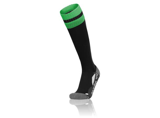 Azlon Socks BLK/GRN XS Fotballsokker - Unisex 