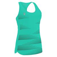 Dolly Singlet TRQ/BLK XS Løpesinglet for dame
