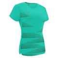 Irma Shirt Dame TURKIS/SORT S Teknisk løpe t-skjorte til dame