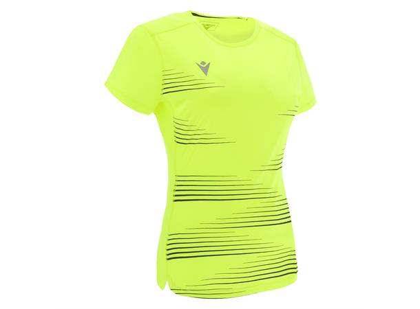 Irma Shirt Dame NYEL/BLK XS Teknisk løpe t-skjorte til dame 