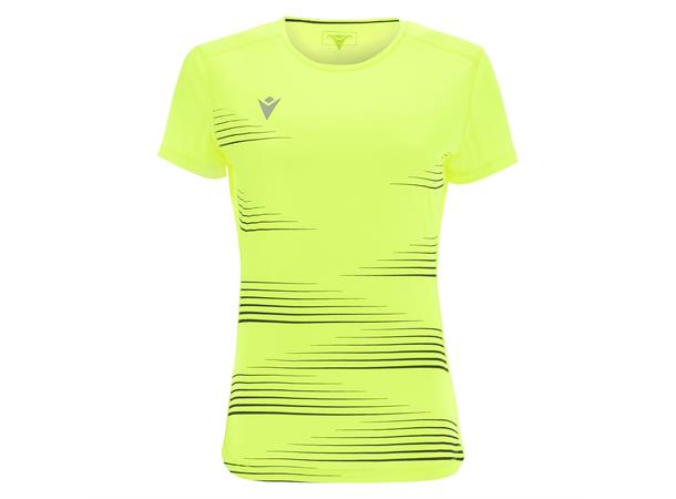 Irma Shirt Dame NYEL/BLK XS Teknisk løpe t-skjorte til dame 